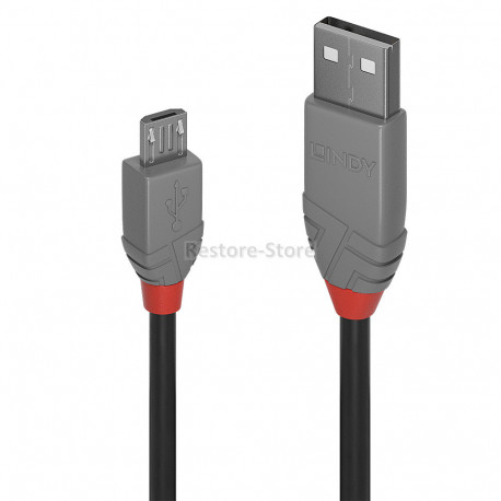 USB 2.0 Typ A an Micro-B Datenkabel
